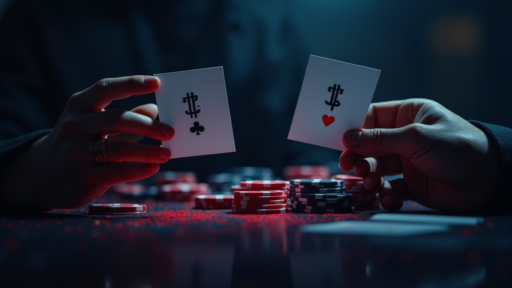 Speler beoordeelt de betrouwbaarheid van een uitbetaling in een donker casino