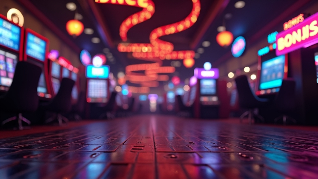 Gratis spins en no-deposit badge in een donkere casino-sfeer